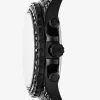 Oversized Everest Pavé Black-Tone Watch Oversized Everest Pavé Black-Tone Watch