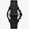 Oversized Everest Pavé Black-Tone Watch Oversized Everest Pavé Black-Tone Watch