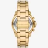 Oversized Everest Pavé Gold-Tone Watch