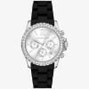 Oversized Everest Pavé Silver-Tone Watch