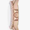 Oversized Everest Rose Gold-Tone and Silicone Watch