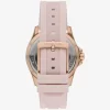 Oversized Everest Rose Gold-Tone and Silicone Watch
