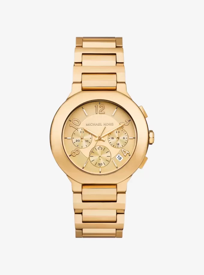 Oversized Gramercy Gold-Tone Watch Oversized Gramercy Gold-Tone Watch