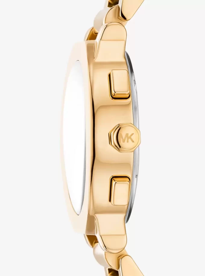 Oversized Gramercy Gold-Tone Watch Oversized Gramercy Gold-Tone Watch