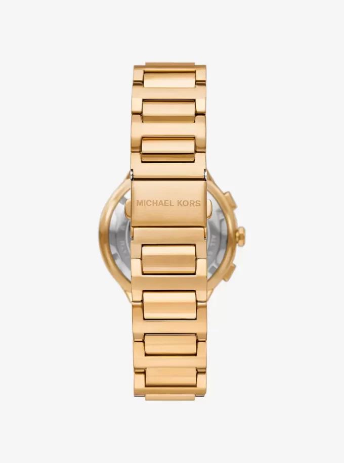 Oversized Gramercy Gold-Tone Watch Oversized Gramercy Gold-Tone Watch