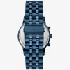 Oversized Hutton Blue-Tone Watch Oversized Hutton Blue-Tone Watch
