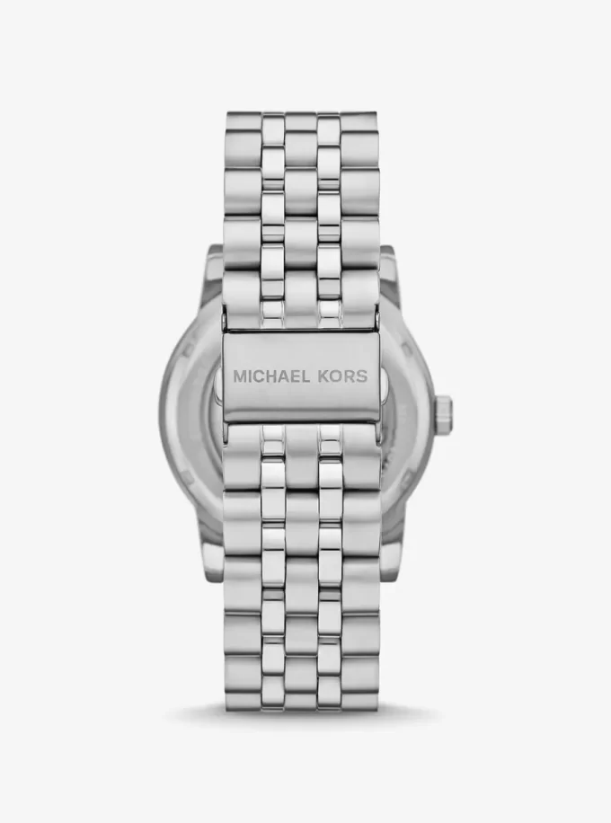 Oversized Hutton Silver-Tone Watch Oversized Hutton Silver-Tone Watch