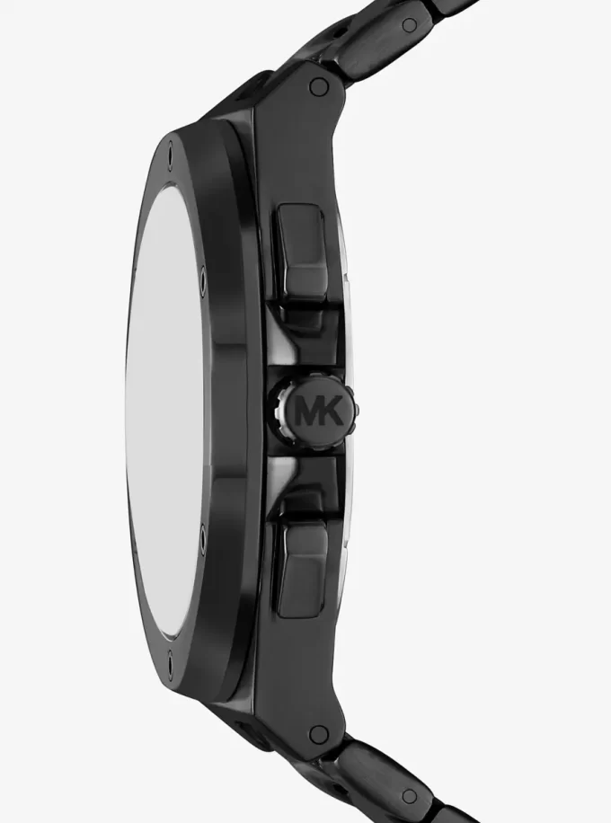 Oversized Lennox Black-Tone Watch