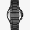 Oversized Lennox Black-Tone Watch