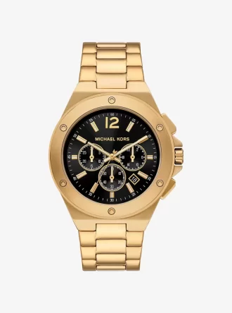Oversized Lennox Gold-Tone Watch