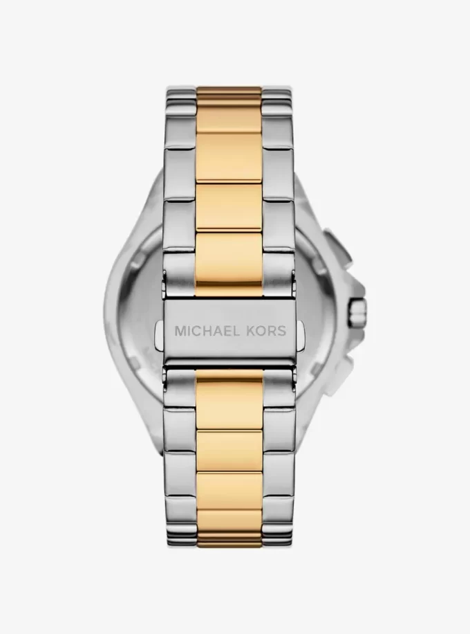 Oversized Lennox Two-Tone Watch