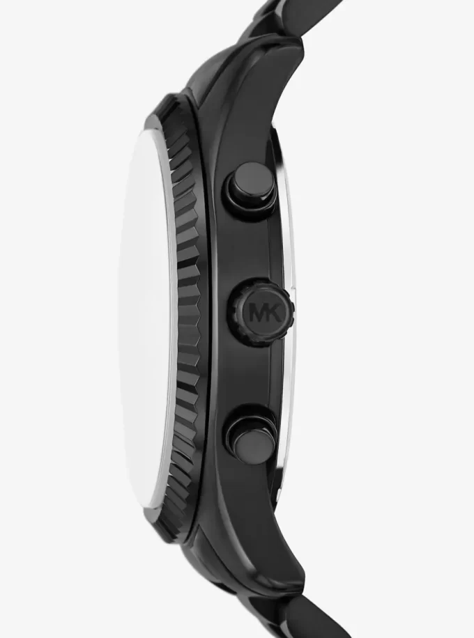 Oversized Lexington Black-Tone Watch Oversized Lexington Black-Tone Watch