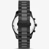 Oversized Lexington Black-Tone Watch Oversized Lexington Black-Tone Watch