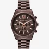 Oversized Lexington Brown-Tone Watch Oversized Lexington Brown-Tone Watch