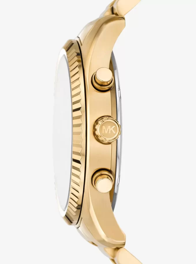 Oversized Lexington Gold-Tone Watch Oversized Lexington Gold-Tone Watch
