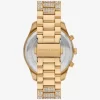 Oversized Lexington Pavé Gold-Tone Watch Oversized Lexington Pavé Gold-Tone Watch