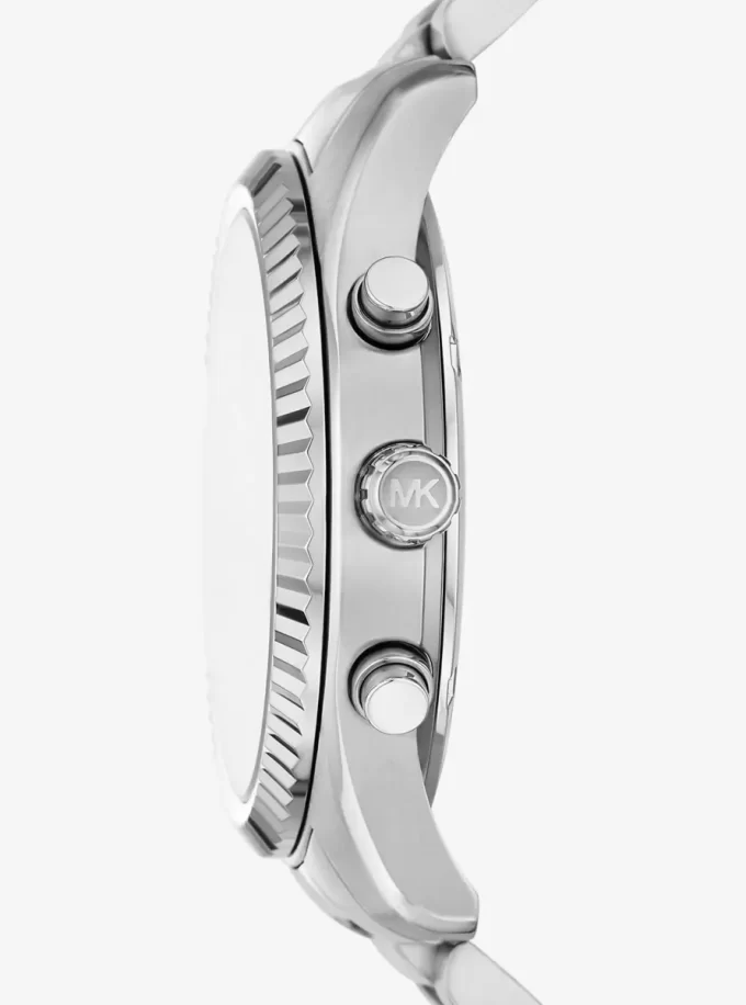 Oversized Lexington Silver-Tone Watch Oversized Lexington Silver-Tone Watch