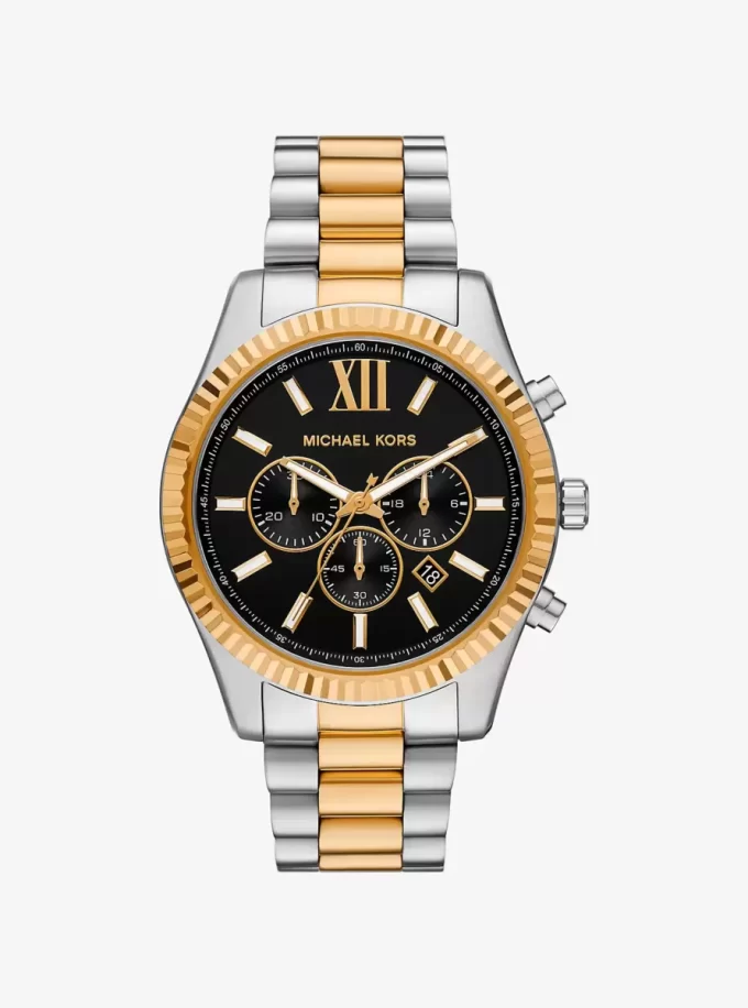 Oversized Lexington Two-Tone Watch Oversized Lexington Two-Tone Watch