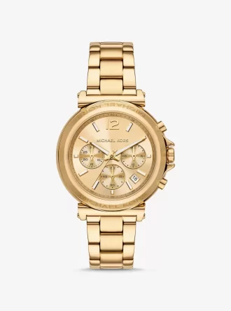Oversized Maren Gold-Tone Watch Oversized Maren Gold-Tone Watch