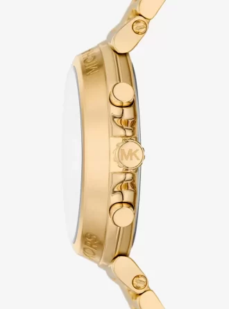 Oversized Maren Gold-Tone Watch Oversized Maren Gold-Tone Watch