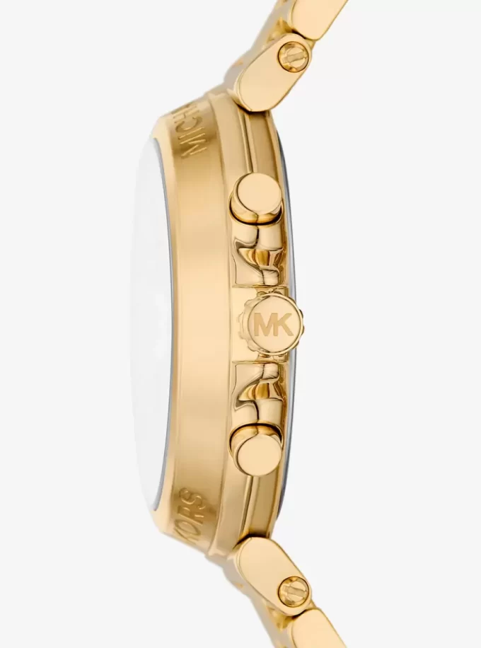 Oversized Maren Gold-Tone Watch Oversized Maren Gold-Tone Watch