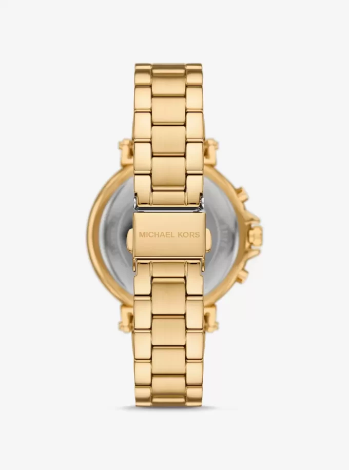 Oversized Maren Gold-Tone Watch Oversized Maren Gold-Tone Watch