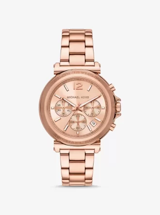 Oversized Maren Rose Gold-Tone Watch Oversized Maren Rose Gold-Tone Watch