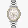 Oversized Maren Silver-Tone Watch Oversized Maren Silver-Tone Watch