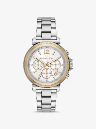 Oversized Maren Silver-Tone Watch Oversized Maren Silver-Tone Watch