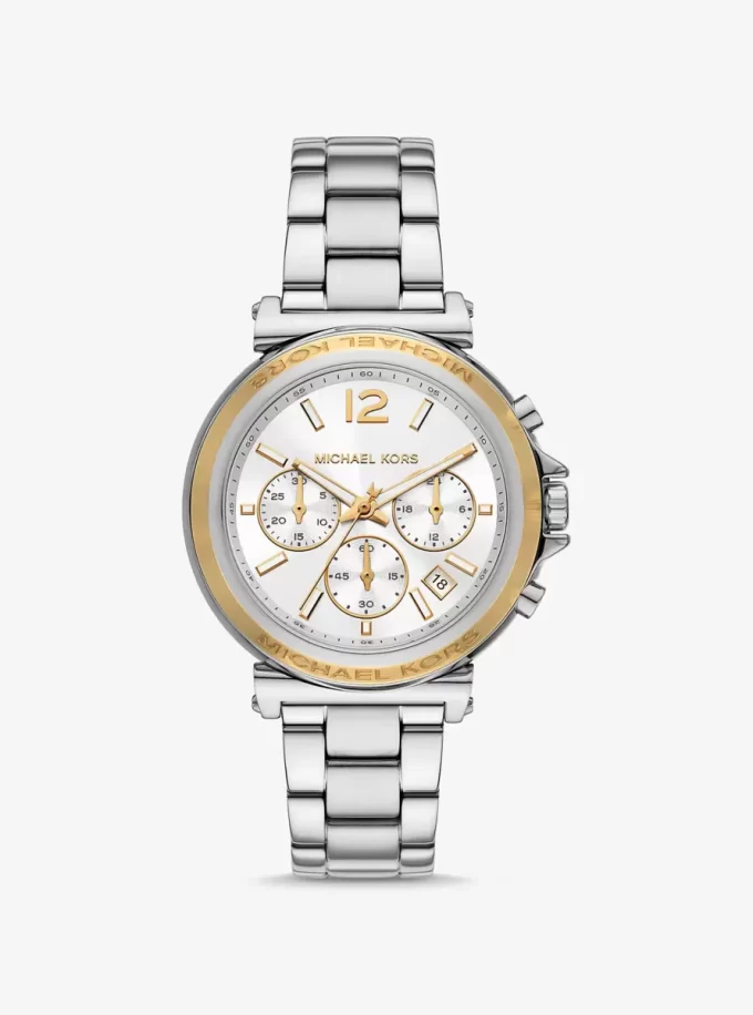 Oversized Maren Silver-Tone Watch Oversized Maren Silver-Tone Watch