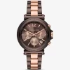 Oversized Maren Two-Tone Watch Oversized Maren Two-Tone Watch