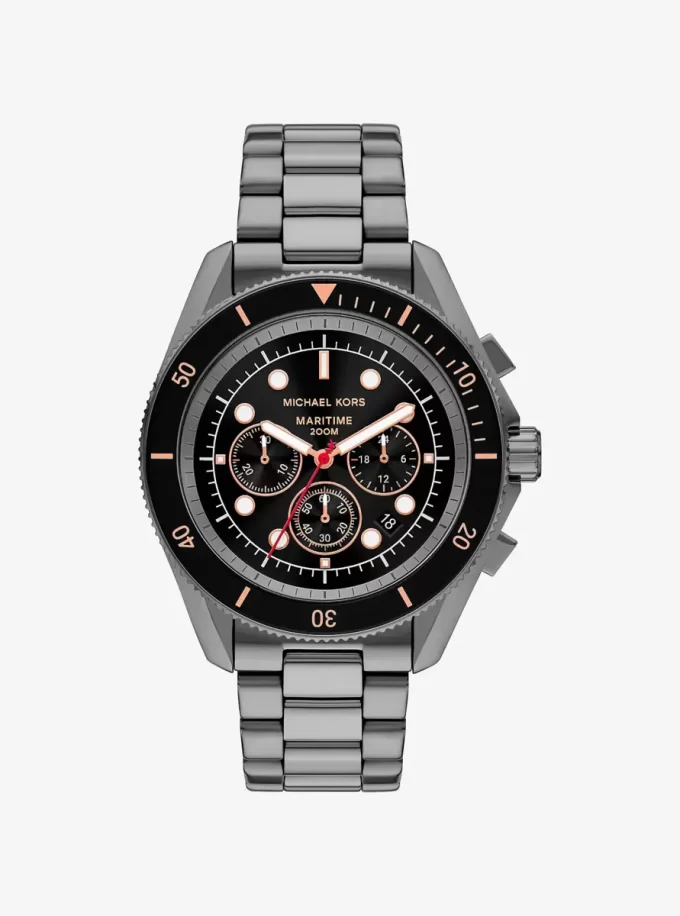 Oversized Maritime Gunmetal Watch Oversized Maritime Gunmetal Watch