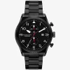 Oversized Panorama Black-Tone Watch Oversized Panorama Black-Tone Watch