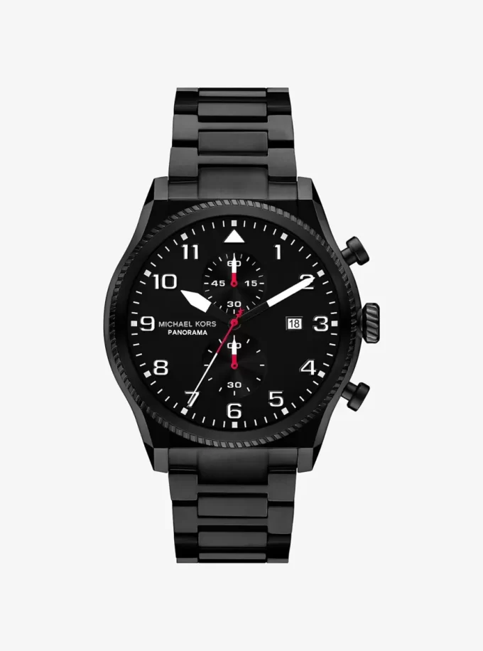 Oversized Panorama Black-Tone Watch Oversized Panorama Black-Tone Watch