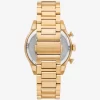 Oversized Panorama Gold-Tone Watch
