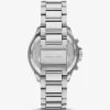 Oversized Sage Silver-Tone Watch