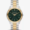Oversized Slim Runway Two-Tone Watch