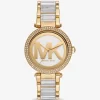 Parker Pavé Gold-Tone Acetate Watch