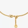 Pavé and Logo Charm Two-Tone Slider Bracelet