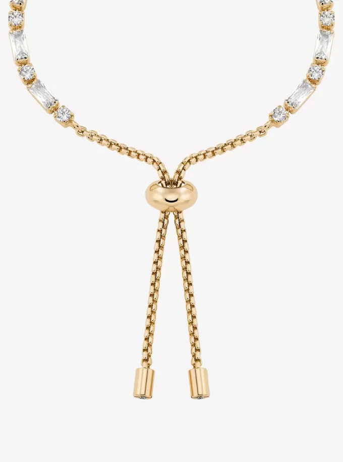 Pavé Baguette Slider Bracelet