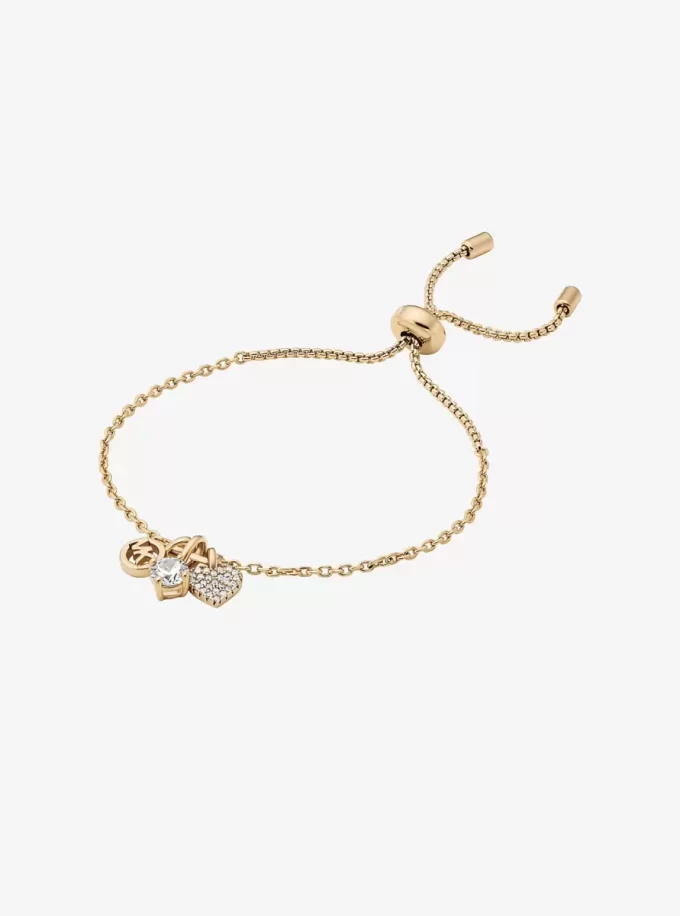 Pavé Charm Slider Bracelet