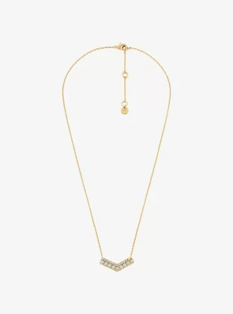 Pavé Chevron Necklace