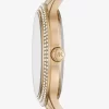 Pavé Gold-Tone Watch Pavé Gold-Tone Watch