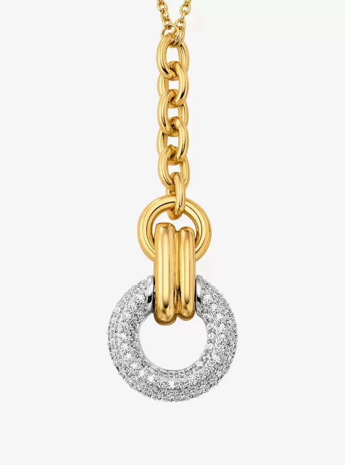 Pavé Interlocking Pendant Necklace Pavé Interlocking Pendant Necklace