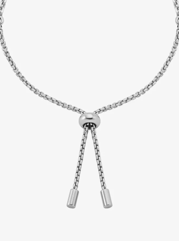 Pavé Lock Slider Bracelet