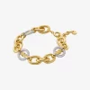 Pavé Logo Charm Chain-Link Bracelet Pavé Logo Charm Chain-Link Bracelet