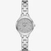 Petite Aspyn Pavé Silver-Tone Watch