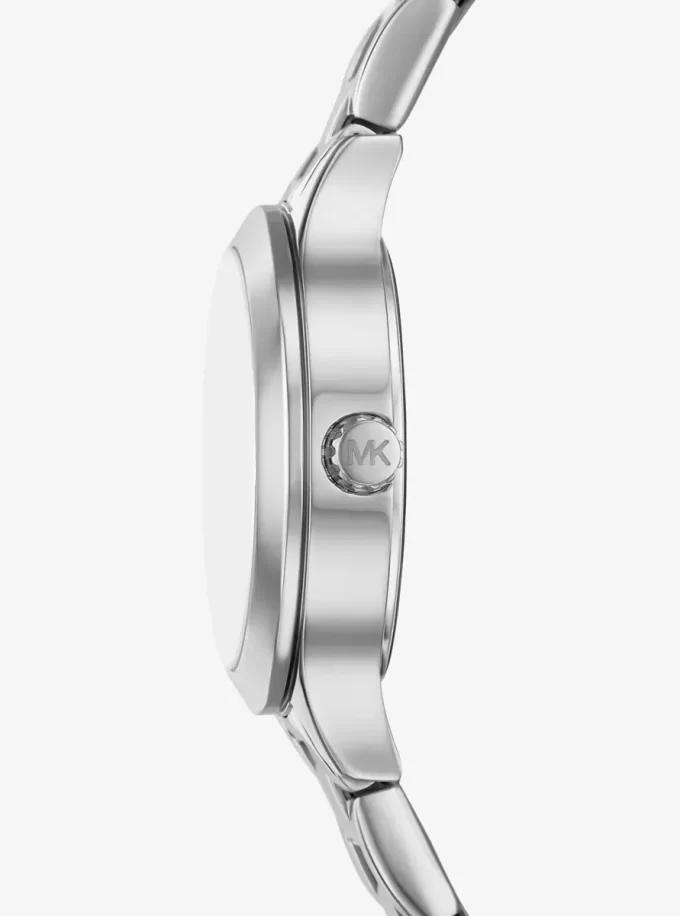 Petite Aspyn Pavé Silver-Tone Watch