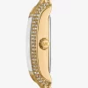 Petite Emery Pavé Gold-Tone Watch