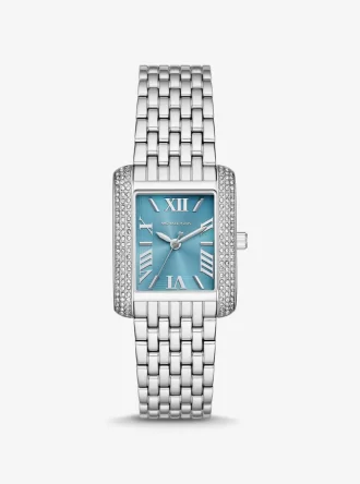 Petite Emery Pavé Silver-Tone Watch Petite Emery Pavé Silver-Tone Watch